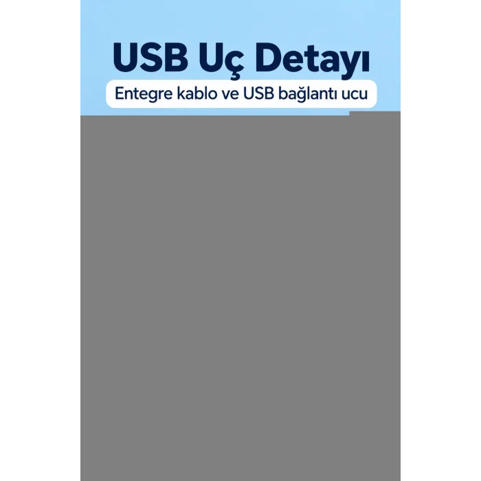 Projeksiyon Lambası USB Bağlantılı Çevirmeli Netlik Ayarlı
