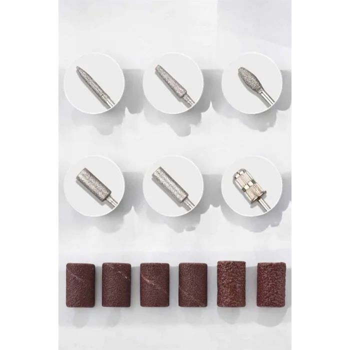 Protez Tırnak Manikür ve Pedikür Seti Elektrikli