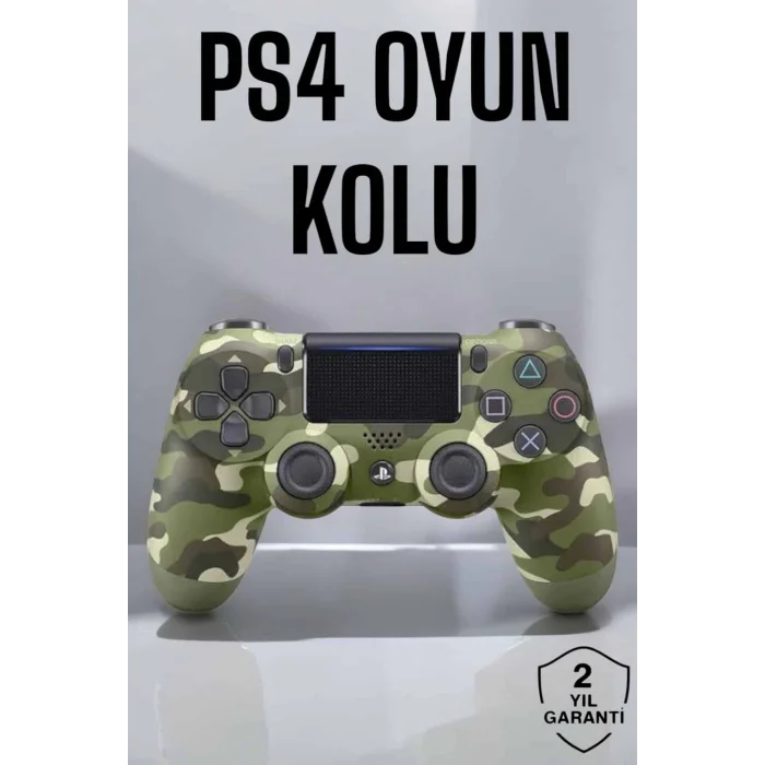 PS4 Oyun Kolu Kamuflaj Desenli Joystick