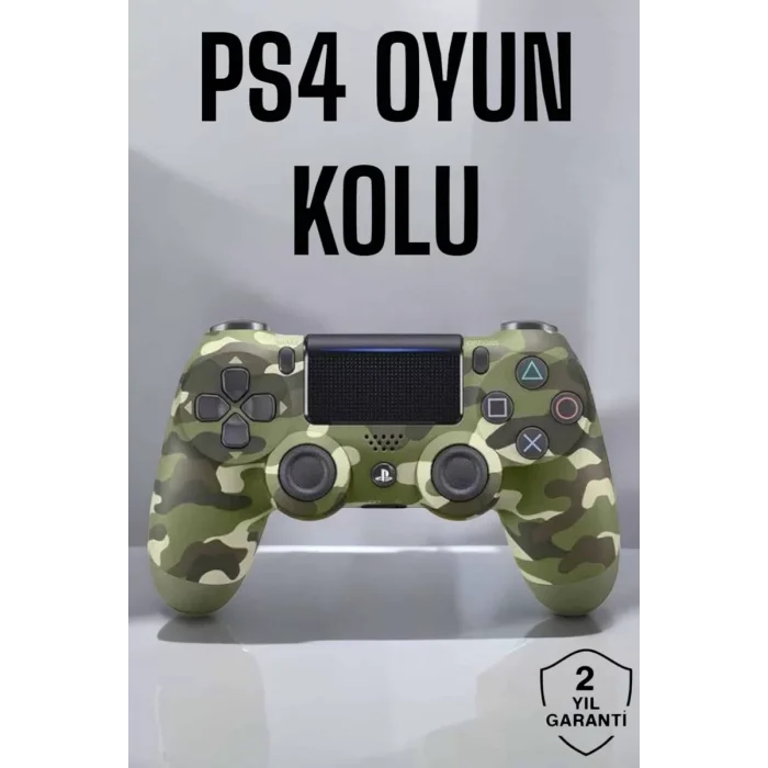 PS4 Oyun Kolu Kamuflaj Desenli Joystick