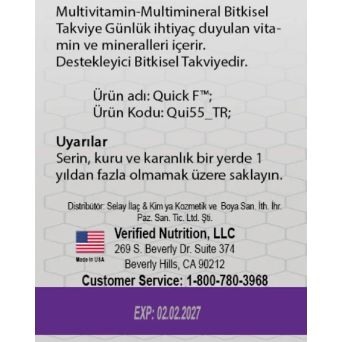 Quick F 15 Li Takviye Edici