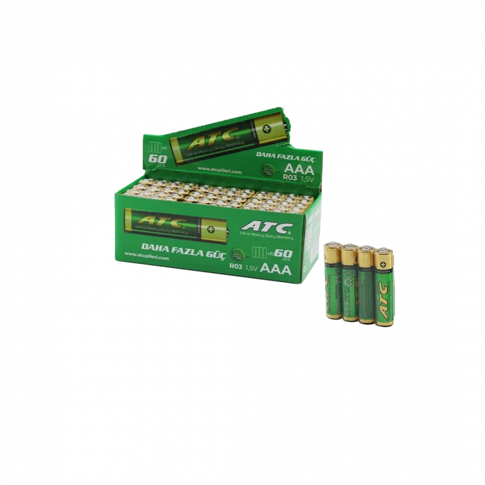 R03 (AAA) İnce Pil 60lı Paket