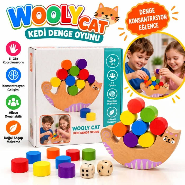 RD5672 WOOLY CAT KEDİ OYUNU
