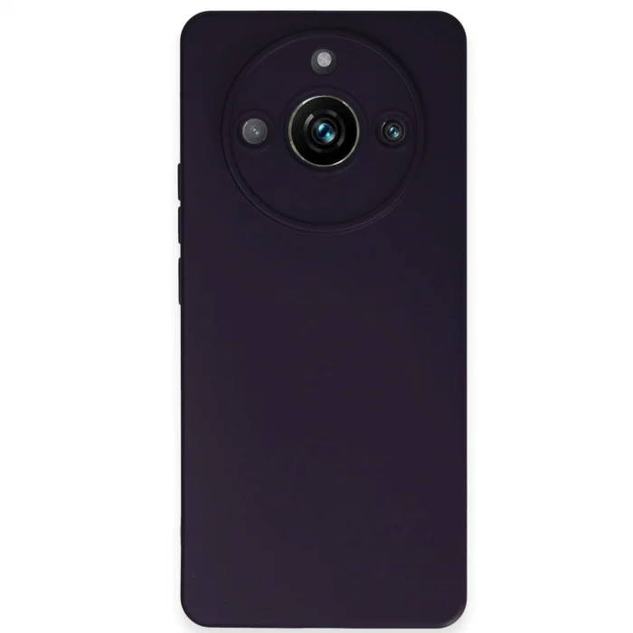 Realme 11 Pro Kılıf Nano İçi Kadife Silikon - Mor