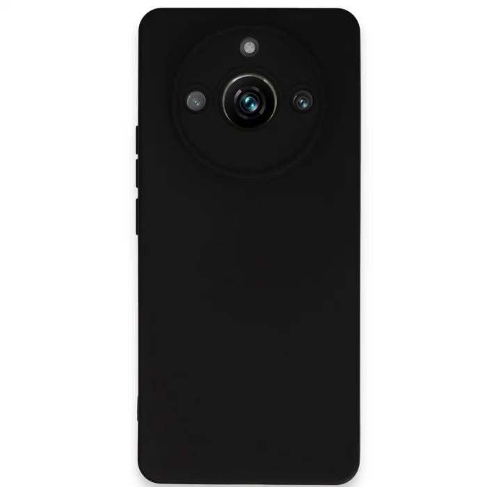 Realme 11 Pro Kılıf Nano İçi Kadife Silikon - Siyah