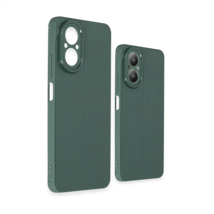 Realme 12 Lite Kılıf Auto Focus Kapak - Koyu Yeşil