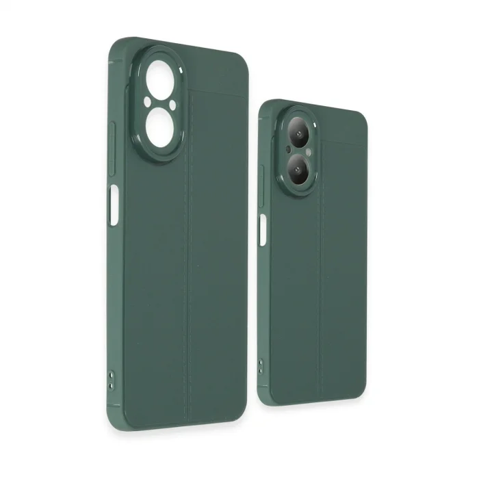 Realme 12 Lite Kılıf Auto Focus Kapak - Koyu Yeşil