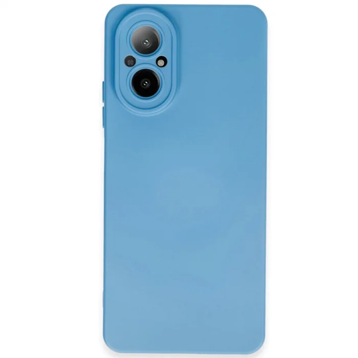 Realme 12 Lite Kılıf Nano İçi Kadife Silikon - Mavi