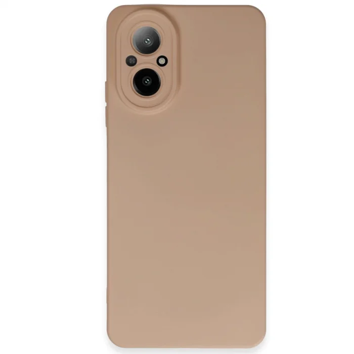 Realme 12 Lite Kılıf Nano İçi Kadife Silikon - Pudra