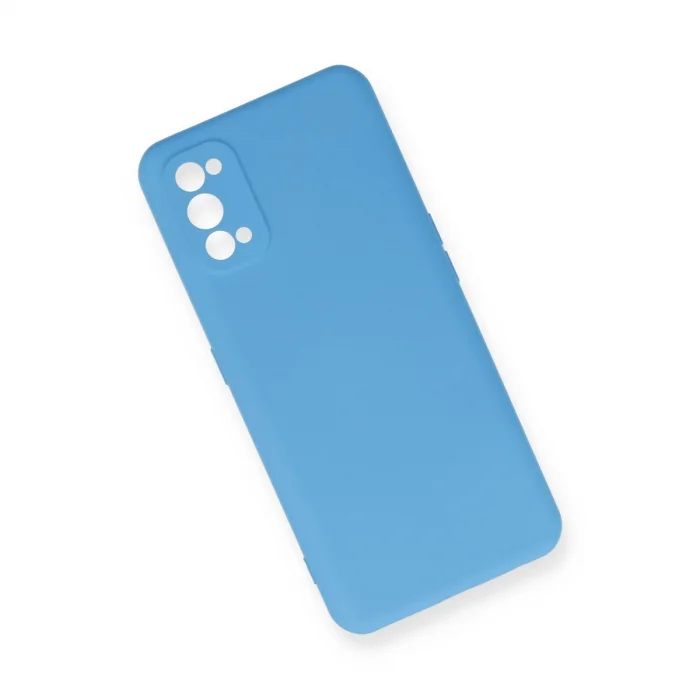 Realme 7 Pro Kılıf Nano İçi Kadife Silikon - Mavi