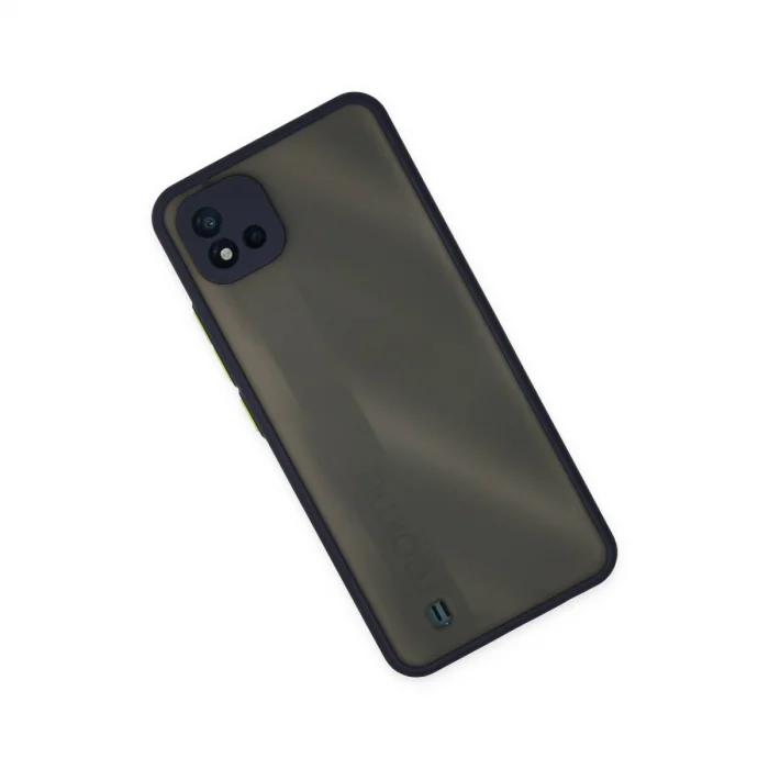 Realme C11 2021 Kılıf Montreal Silikon Kapak - Lacivert