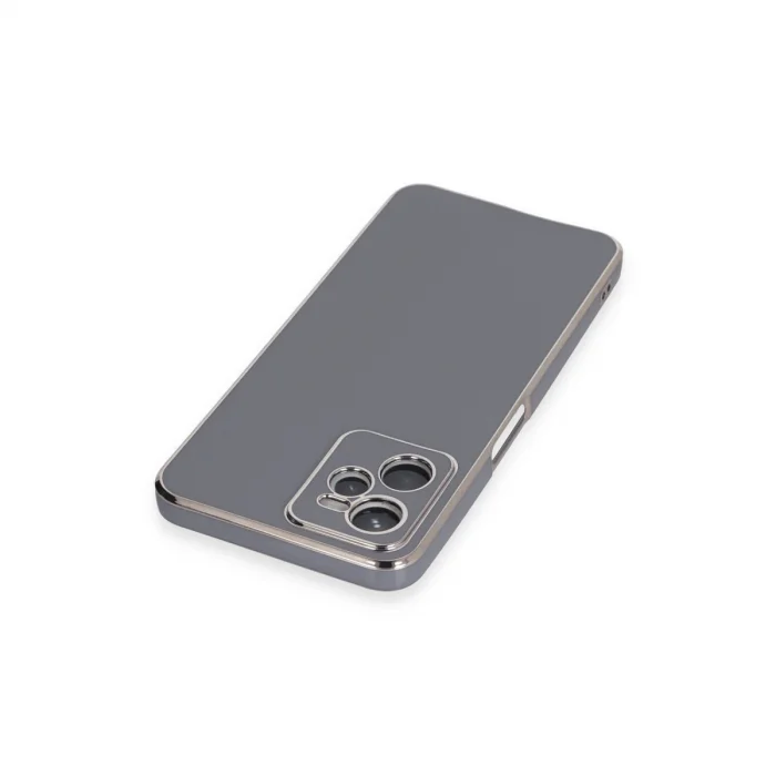 Realme C35 Kılıf Volet Silikon - Mavi