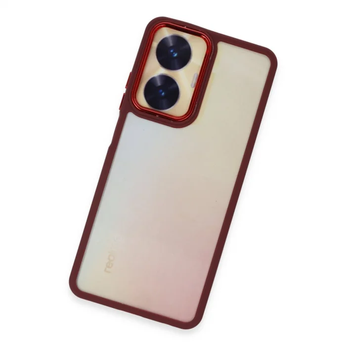 Realme C55 Kılıf Dora Kapak - Kırmızı