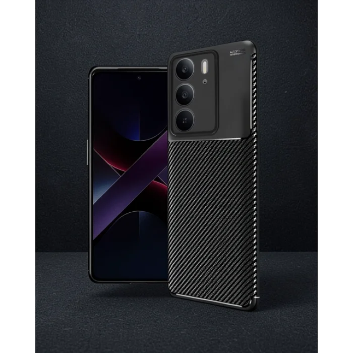 Realme C75 4G - Auto Focus Karbon Kılıf - Siyah