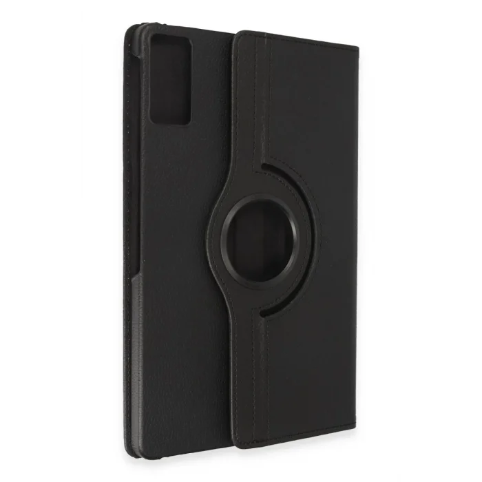 Xiaomi Redmi Pad SE Uyumlu Kılıf 360 Tablet Deri Kılıf - Siyah