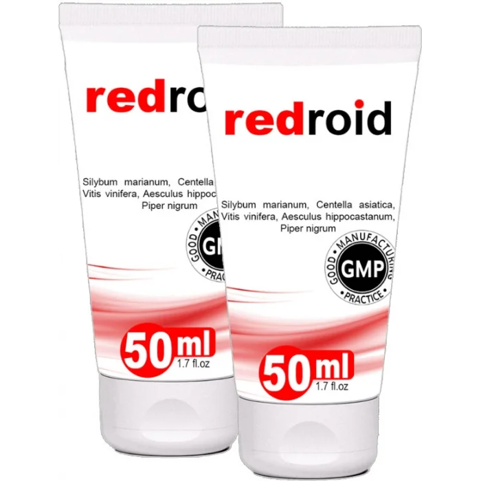 Redroid 2 Adet 50 ml Hemeroid Masaj Kremi   Özel Krem XTMZ0565
