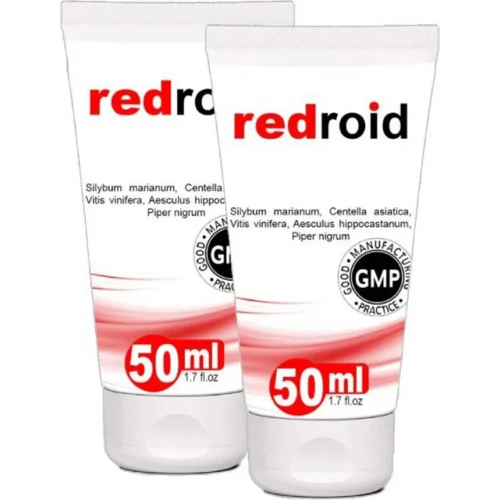 Redroıd Doğal Özel Masaj Bakım Kremi 50 ml x 2 Adet