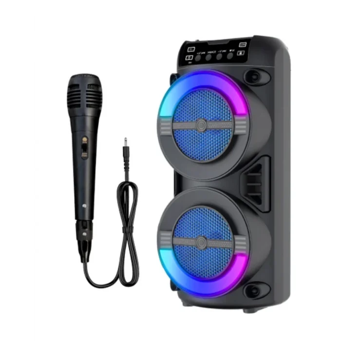 RGB Işıklı Bluetooth Hoparlör Kablosuz Taşınabilir Stereo Speaker