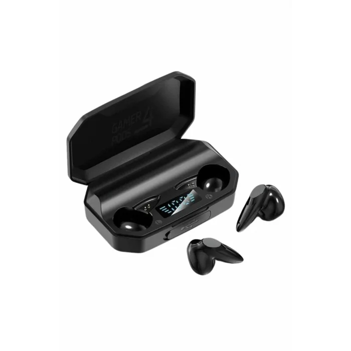 Rgb Işıklı Çift Mikrofonlu Siyah Profesyonel Oyuncu Kulaklığı Kablosuz Kulakiçi