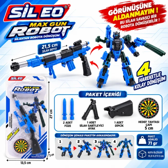 Robota Dönüşen Mavi Silah