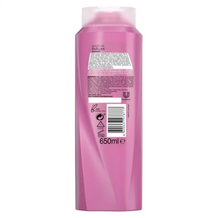 Şampuan Güçlü Parlak 650ml 1 Adet