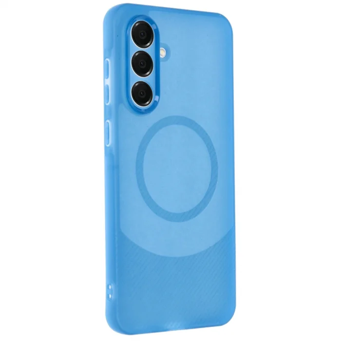 Samsung A16 5g Kılıf Maya Karbon Kapak - Mavi