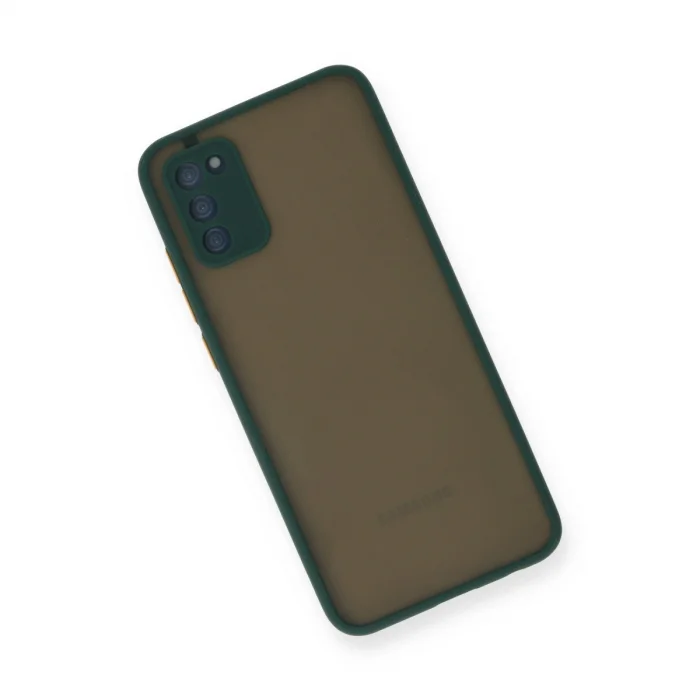 Samsung Galaxy A02s Kılıf Montreal Silikon Kapak - Yeşil