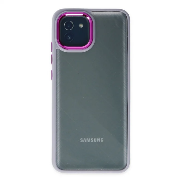 Samsung Galaxy A03 Kılıf Dora Kapak - Lila