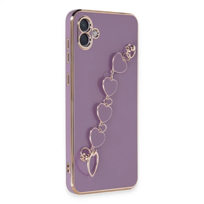 Samsung Galaxy A04e Kılıf Esila Silikon - Mor