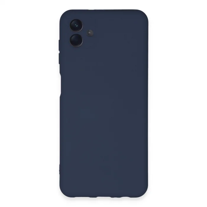 Samsung Galaxy A04e Kılıf Nano İçi Kadife Silikon - Lacivert