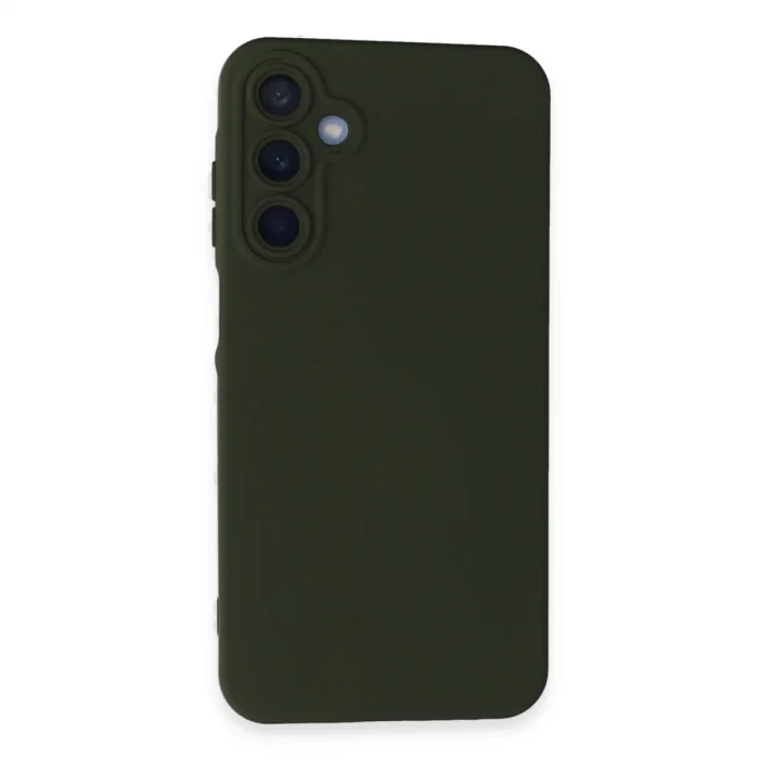 Samsung Galaxy A05s Kılıf Nano İçi Kadife Silikon - Koyu Yeşil