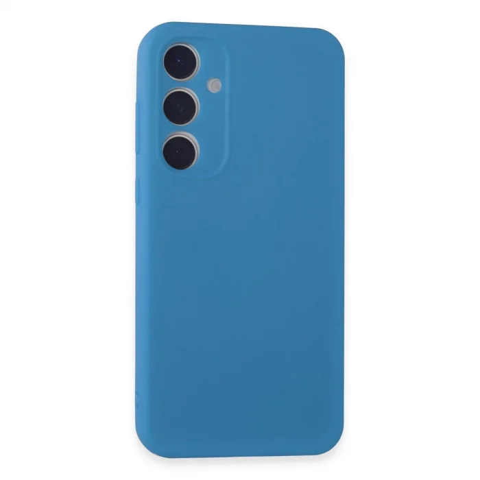 Samsung Galaxy A15 4g Kılıf First Silikon - Mavi