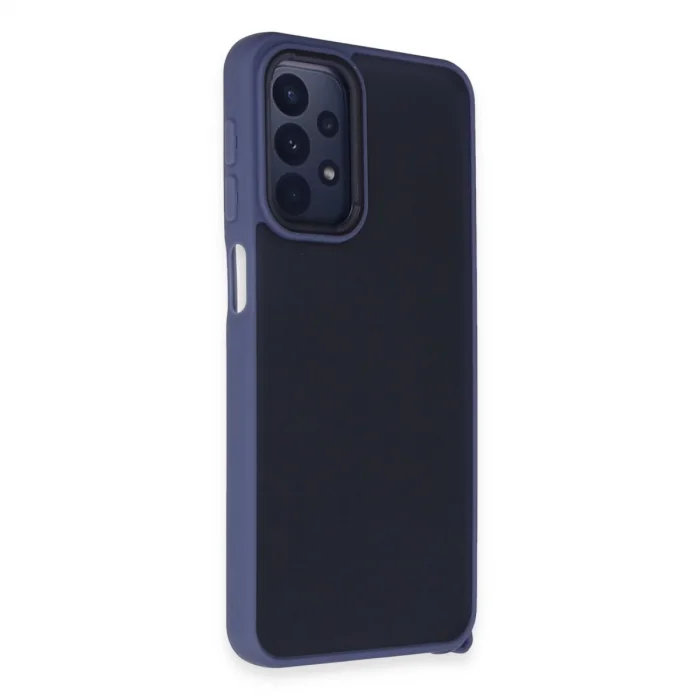 Samsung Galaxy A23 4g Kılıf Elegant Kapak - Açık Mavi