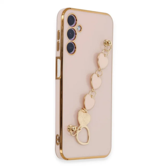 Samsung Galaxy A24 4g Kılıf Esila Silikon - Pudra