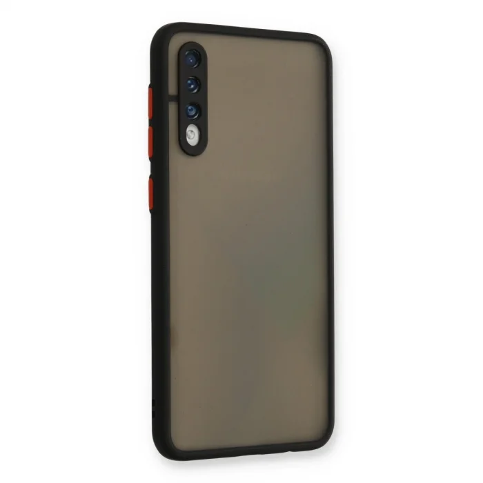 Samsung Galaxy A30s Kılıf Montreal Silikon Kapak - Siyah