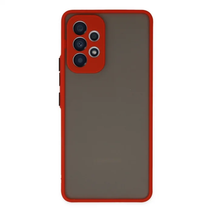 Samsung Galaxy A33 5g Kılıf Montreal Silikon Kapak - Kırmızı