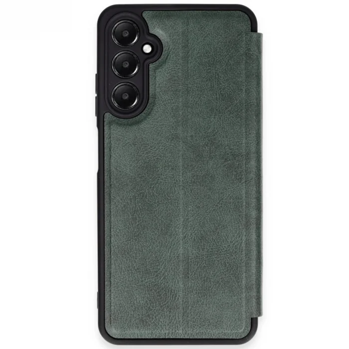 Samsung Galaxy A35 5g Kılıf Flip Cover - Koyu Yeşil