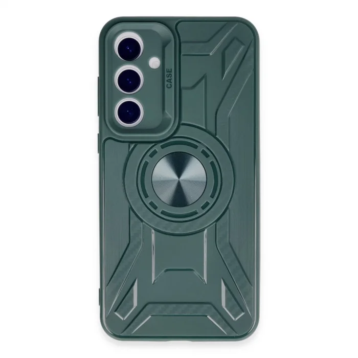 Samsung Galaxy A35 5g Kılıf Lincoln Silikon - Koyu Yeşil