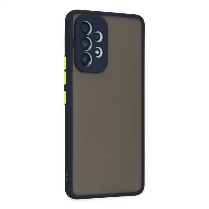 Samsung Galaxy A53 5g Kılıf Montreal Silikon Kapak - Lacivert