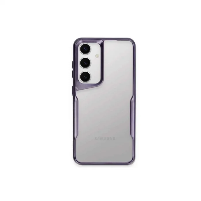 Samsung Galaxy A55 5g Kılıf Boyi Silikon Kapak - Derin Mor