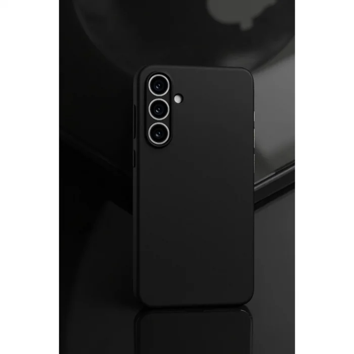 Samsung Galaxy A55 5g Kılıf First Silikon - Siyah