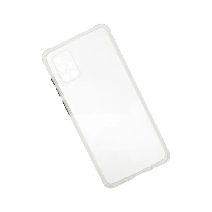 Samsung Galaxy A71 Kılıf Miami Şeffaf Silikon - Şeffaf