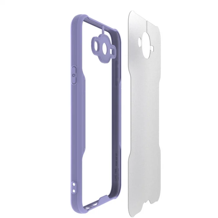 Samsung Galaxy J7 Kılıf Platin Silikon - Siyah