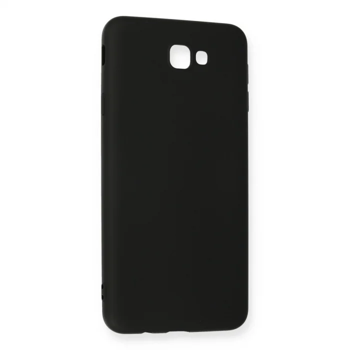 Samsung Galaxy J7 Prime Kılıf Nano İçi Kadife Silikon - Siyah