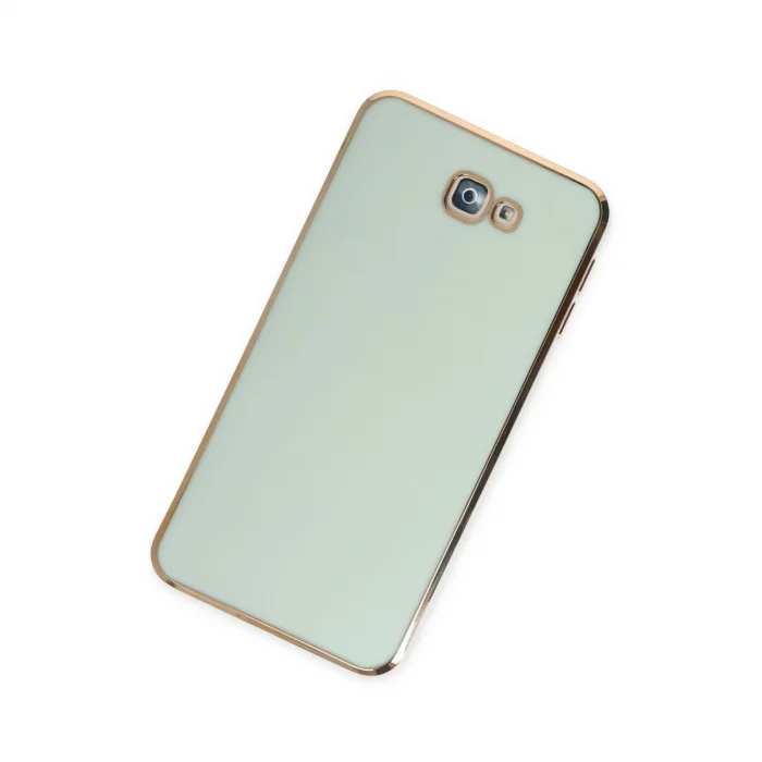 Samsung Galaxy J7 Prime Kılıf Volet Silikon - Açık Yeşil