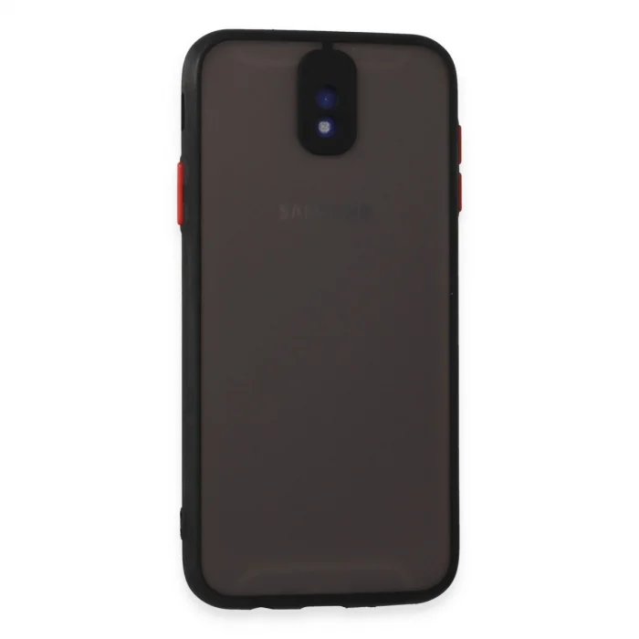 Samsung Galaxy J7 Pro / J730 Kılıf Montreal Silikon Kapak - Siyah