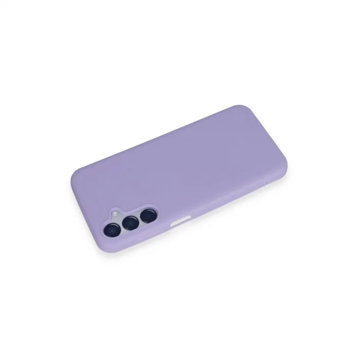 Samsung Galaxy M15 Kılıf First Silikon - Lila