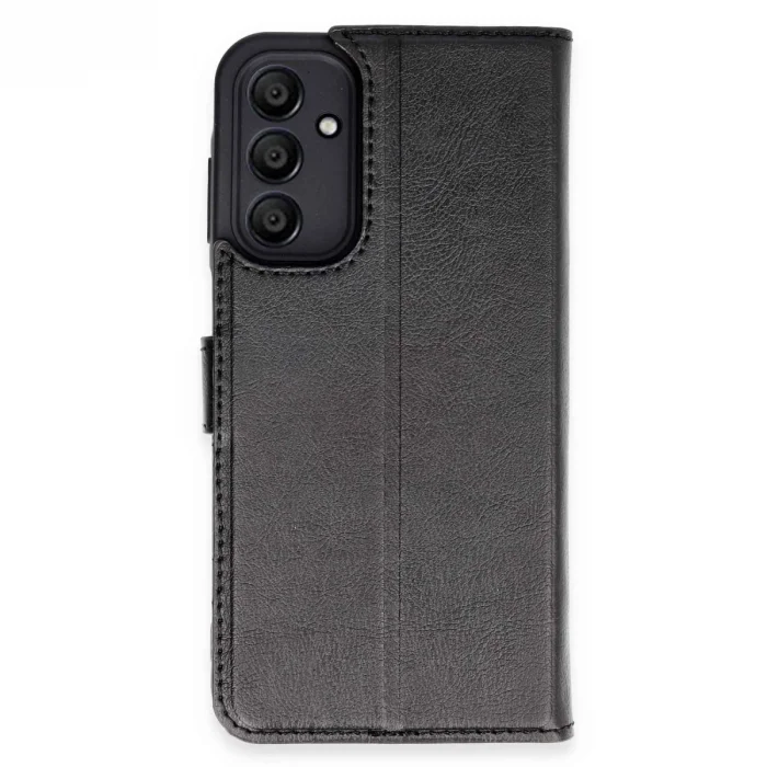 Samsung Galaxy M15 Kılıf Trend S Plus Kapaklı Kılıf - Siyah