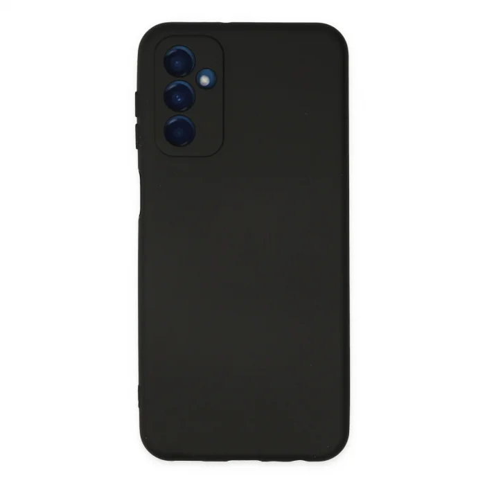 Samsung Galaxy M23 Kılıf Nano İçi Kadife Silikon - Siyah