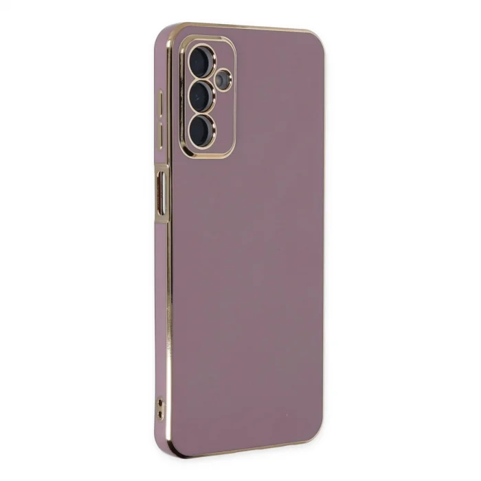 Samsung Galaxy M23 Kılıf Volet Silikon - Mor